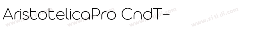 AristotelicaPro CndT字体转换